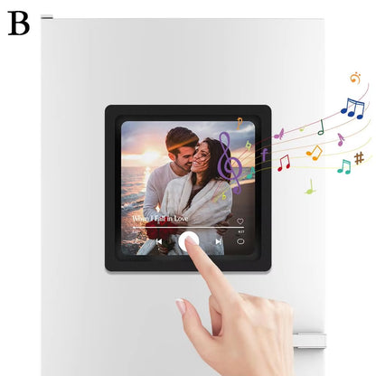 Custom Album Fridge Magnet Can Play Songs Personalized Picture Magnets for Refrigerator Anniversary Music Gifts for Couple