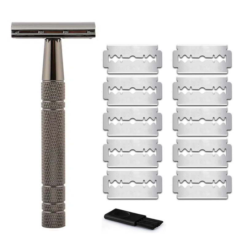 The SmoothPro Safety Razor + 10 Free Premium Blades